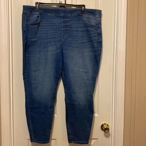22W Jeans w/elastic waist